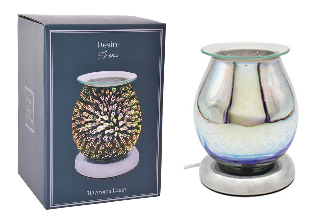 Aroma Oil/Wax Melt Electric Burner Touch Lamp (Hearts)